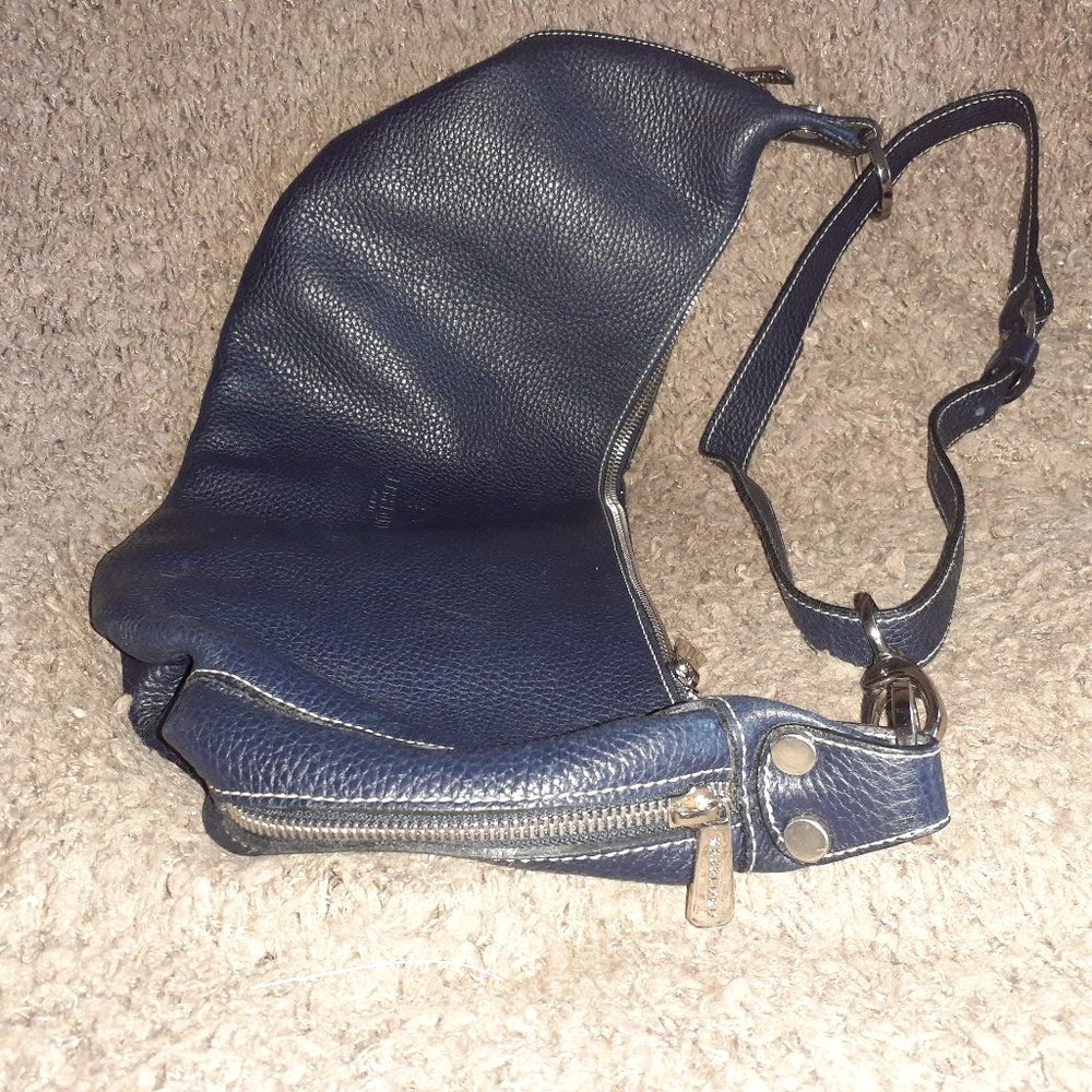 KESSLORD PARISS-Navy Blue Pebbled Leather - Picture 3 of 6